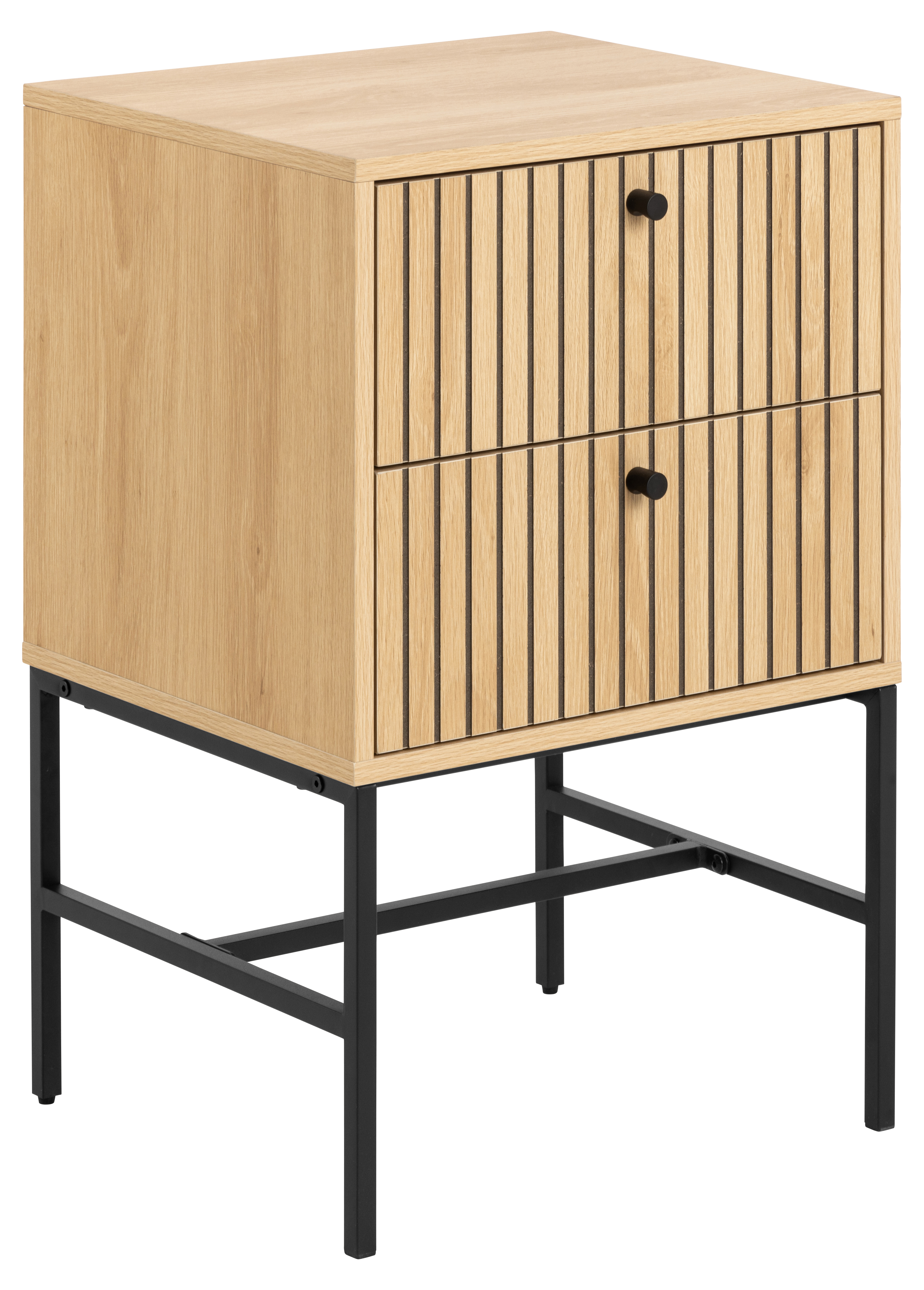 Szafka nocna z 2 szufladami ALBANY efekt drewna 45,6x40x70 Szafka nocna z 2 szufladami ALBANY efekt drewna 45,6x40x70