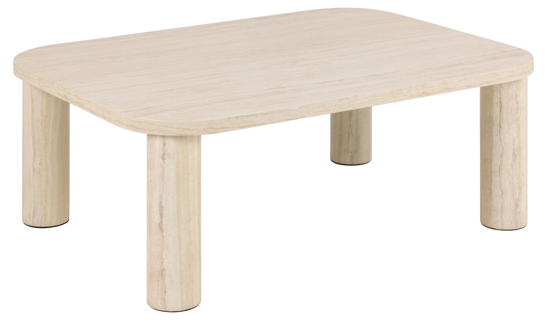 Stolik kawowy SOLANO 75x100x36 efekt trawertynu