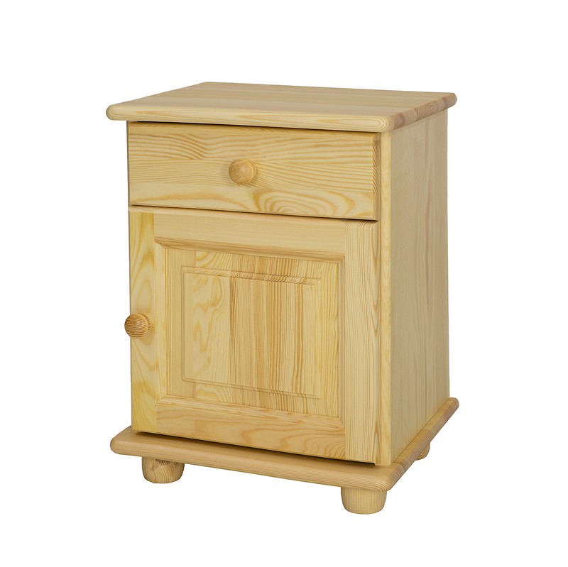 SN101 szafka nocna S42 W55 G35 sosna orzech DREWMAX