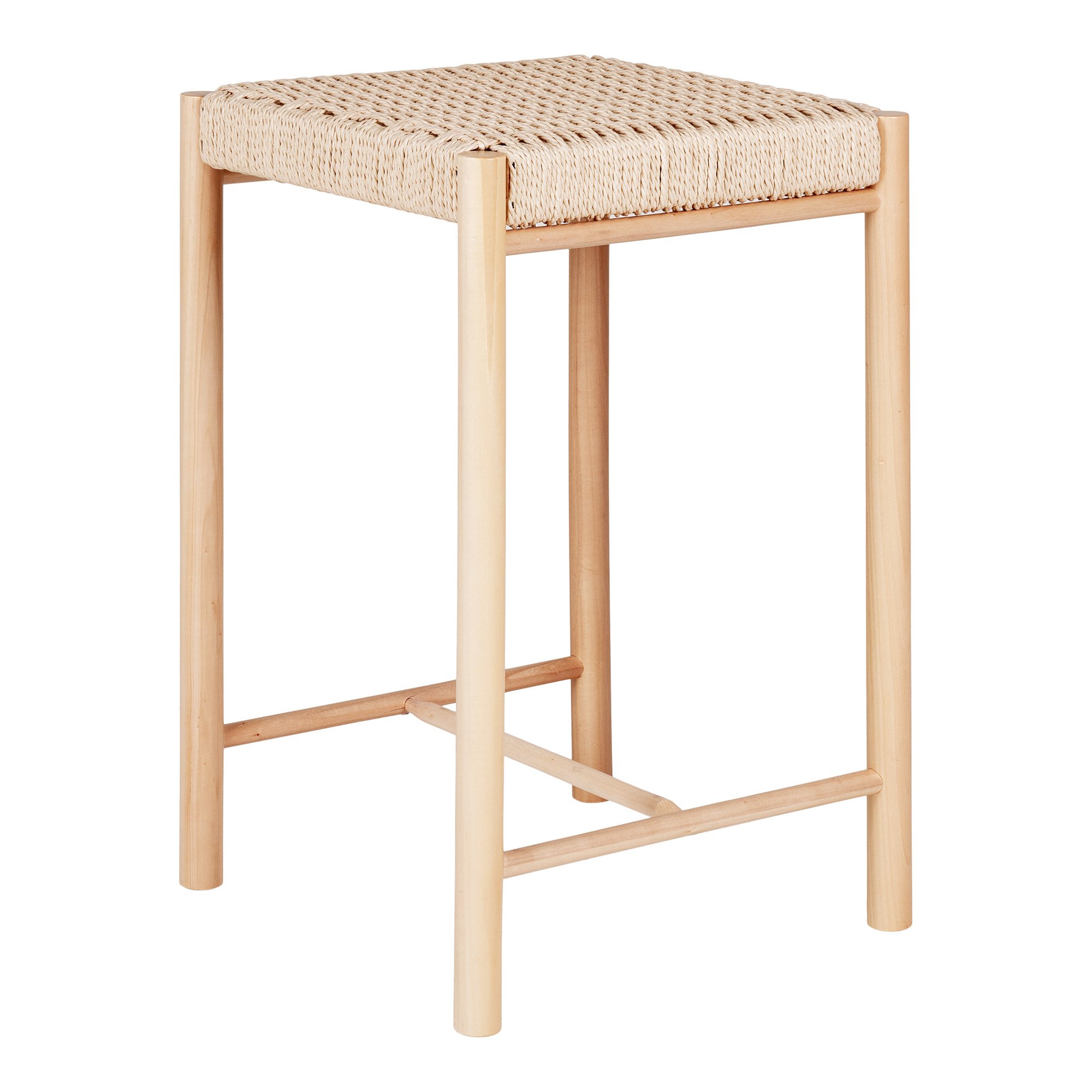 Hoker drewniany ABANO 42x42 Naturalny Hoker drewniany ABANO 42x42 Naturalny