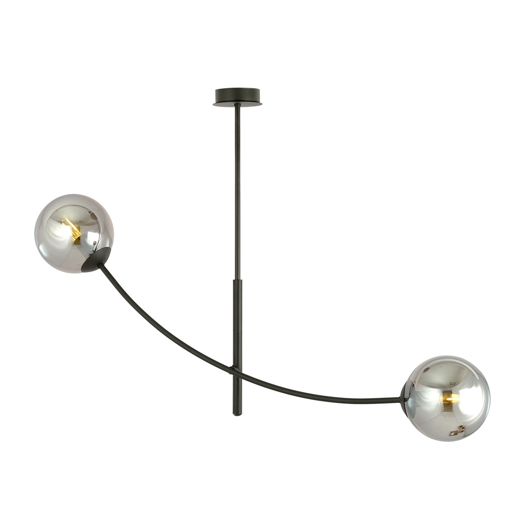 Lampa sufitowa HUNTER 2 czarny grafitowy