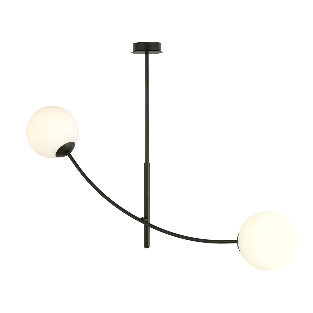 Lampa sufitowa HUNTER 2 czarny biały