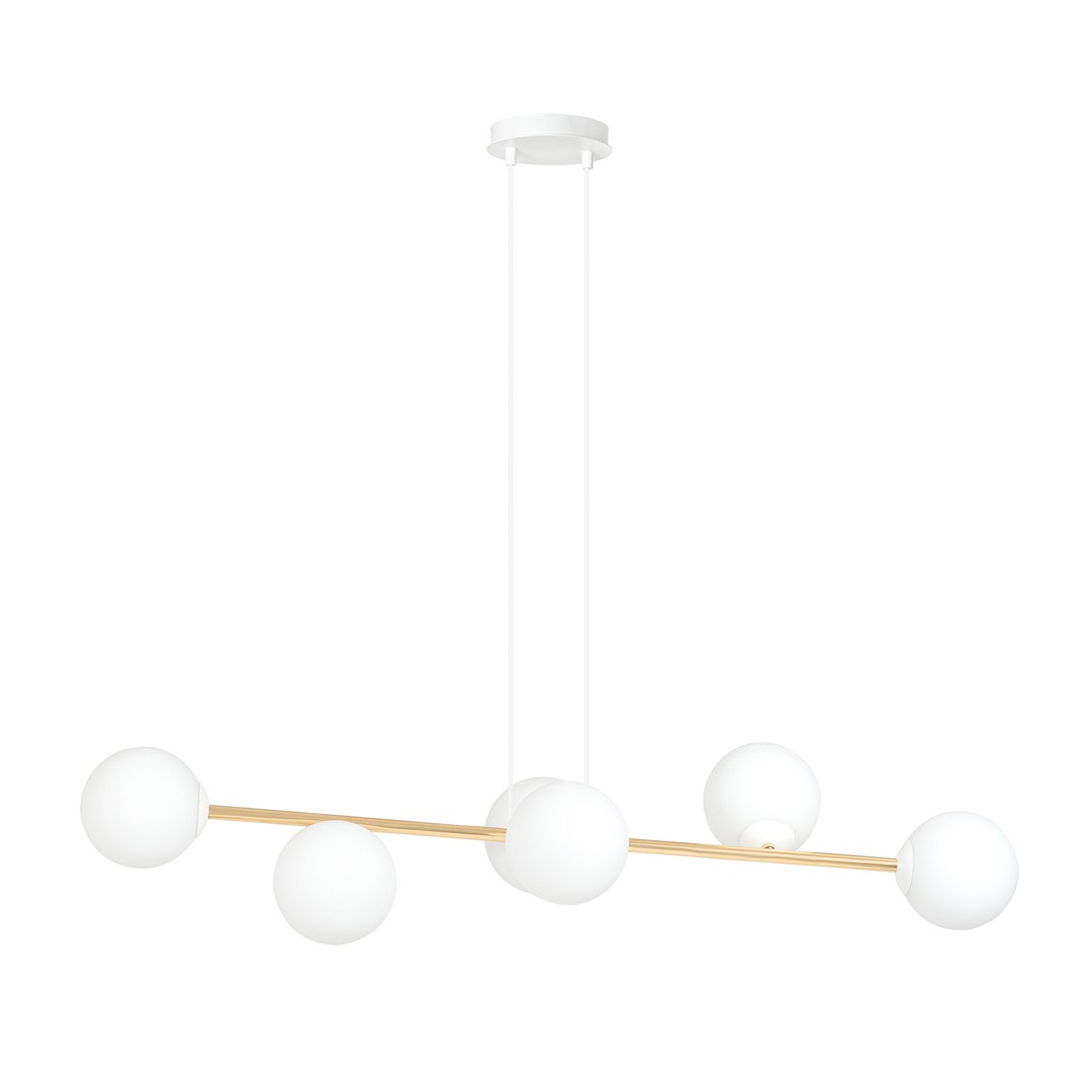 Lampa wisząca GRAVITY 6 złoty biały Lampa wisząca GRAVITY 6 złoty biały