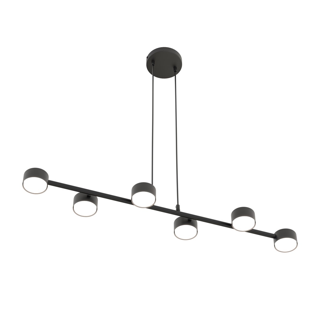 Lampa wisząca MEGARA 6 BL czarna