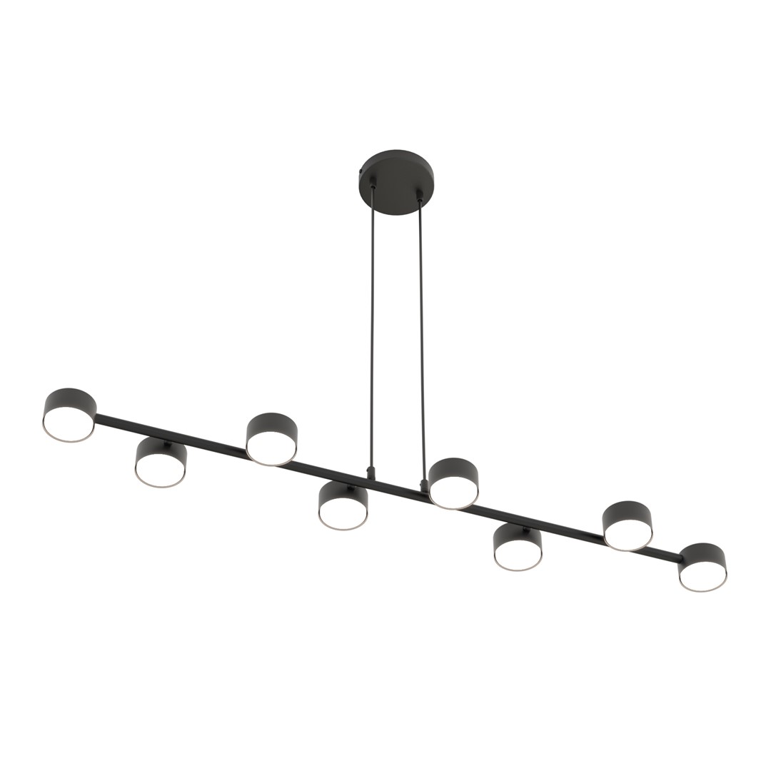 Lampa wisząca MEGARA 8 BL czarna