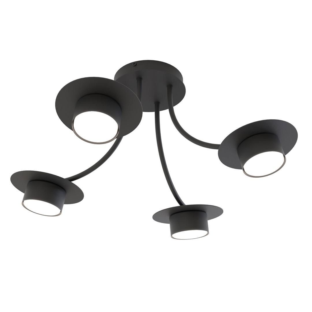 Lampa sufitowa ENSO 4 BL czarna