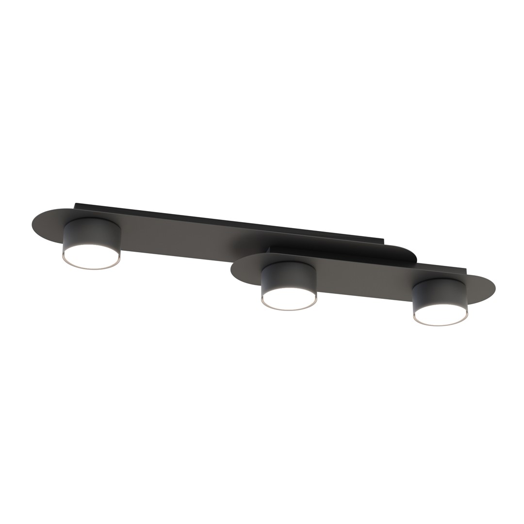 Lampa sufitowa STILO 3 BL czarna Lampa sufitowa STILO 3 BL czarna