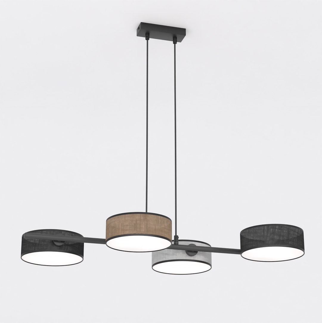 Lampa wisząca DRUMZ 4 MIX1 abażur wielokolorowy