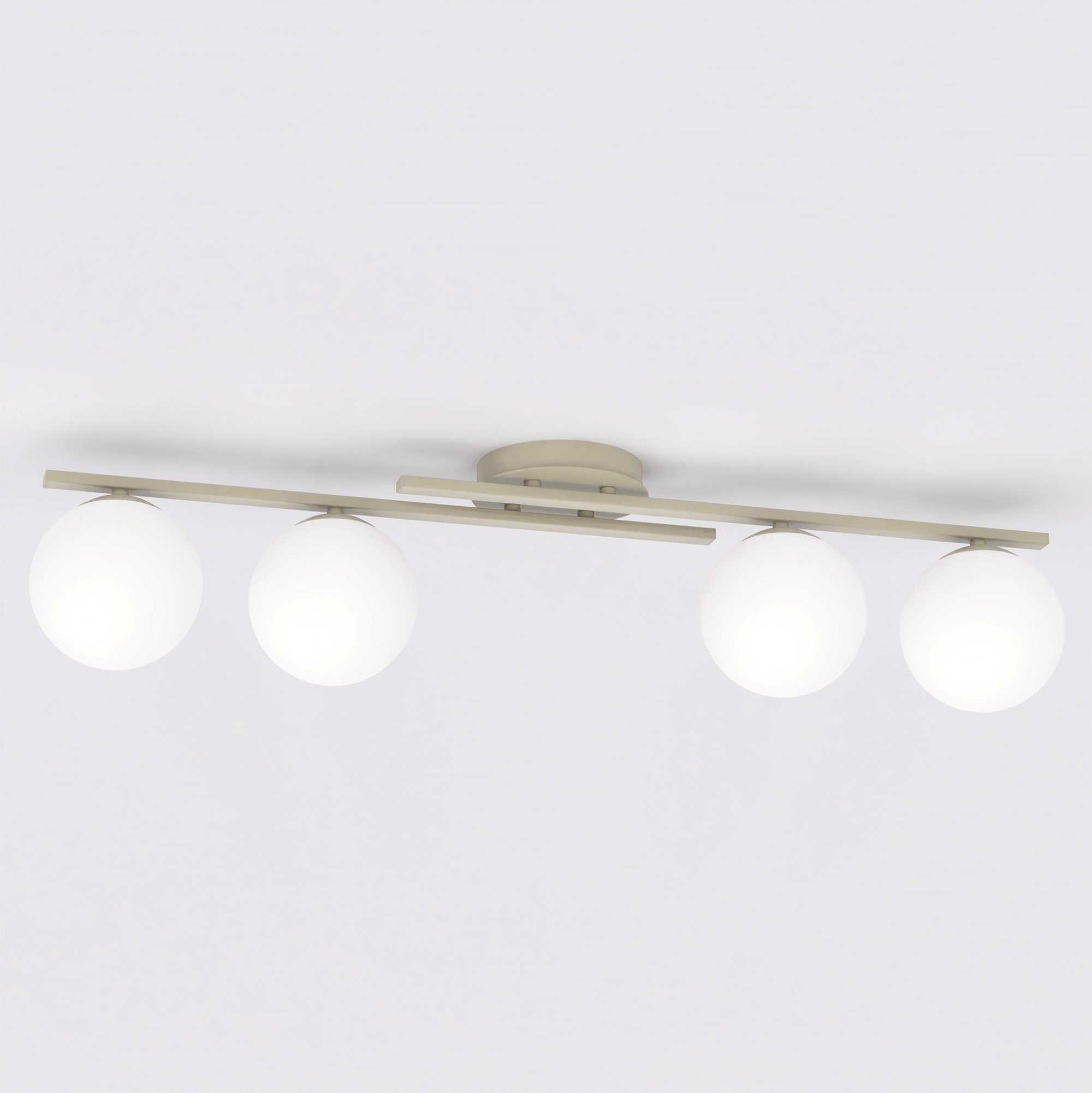 Lampa sufitowa KAIRO 4 MOKKA OPAL beżowa