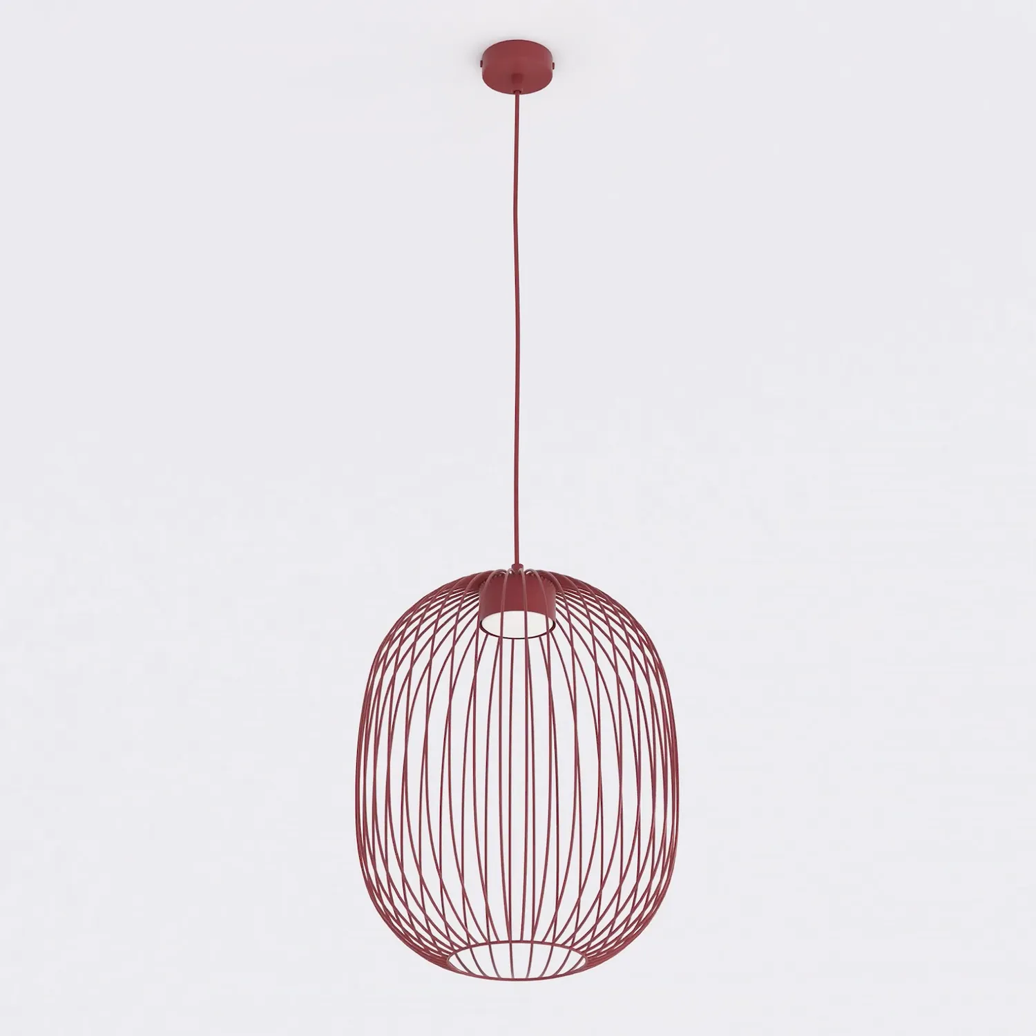 Lampa wisząca druciak MANTRA 1 burgund