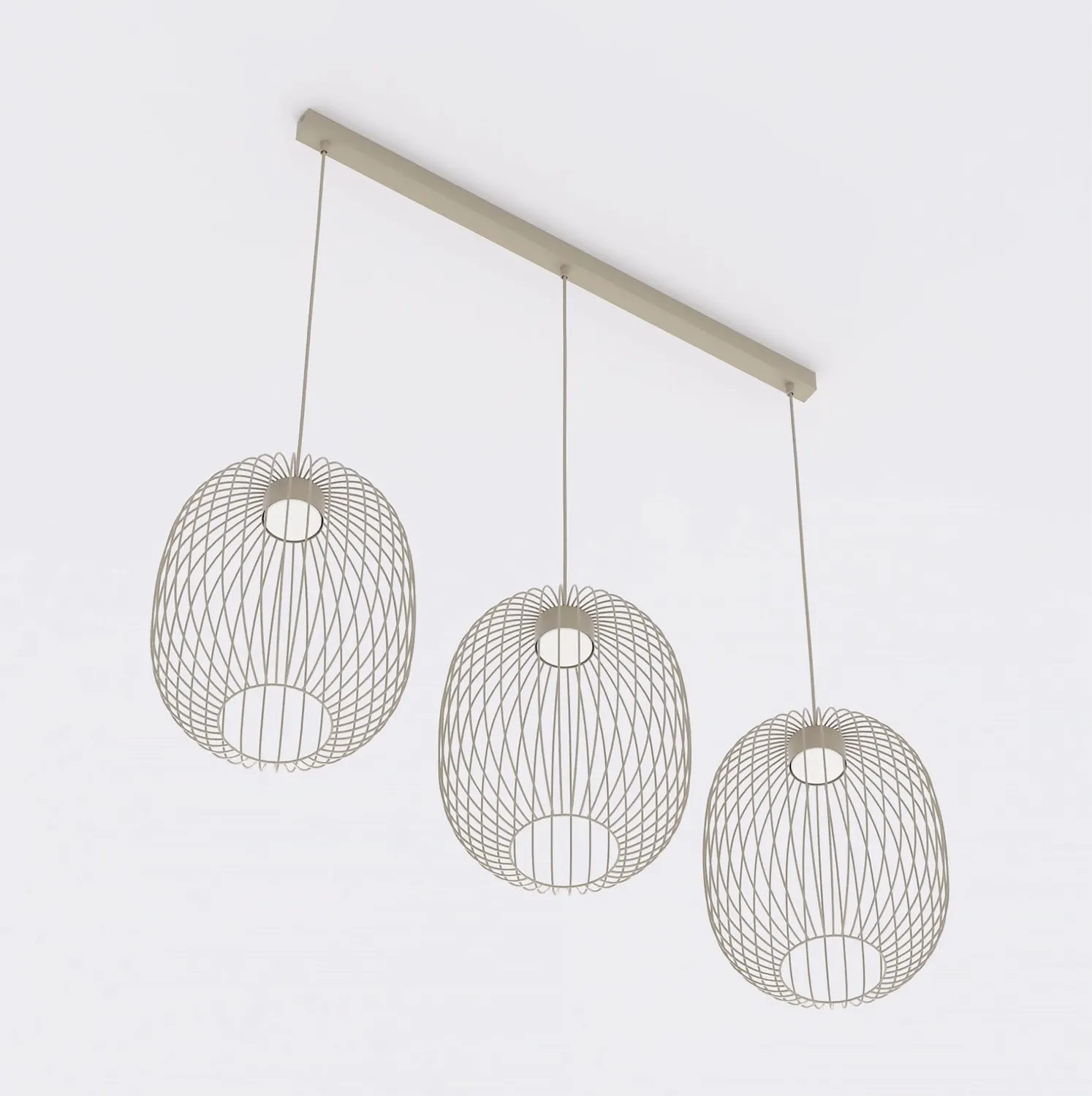Lampa wisząca druciak MANTRA 3 mokka Lampa wisząca druciak MANTRA 3 mokka