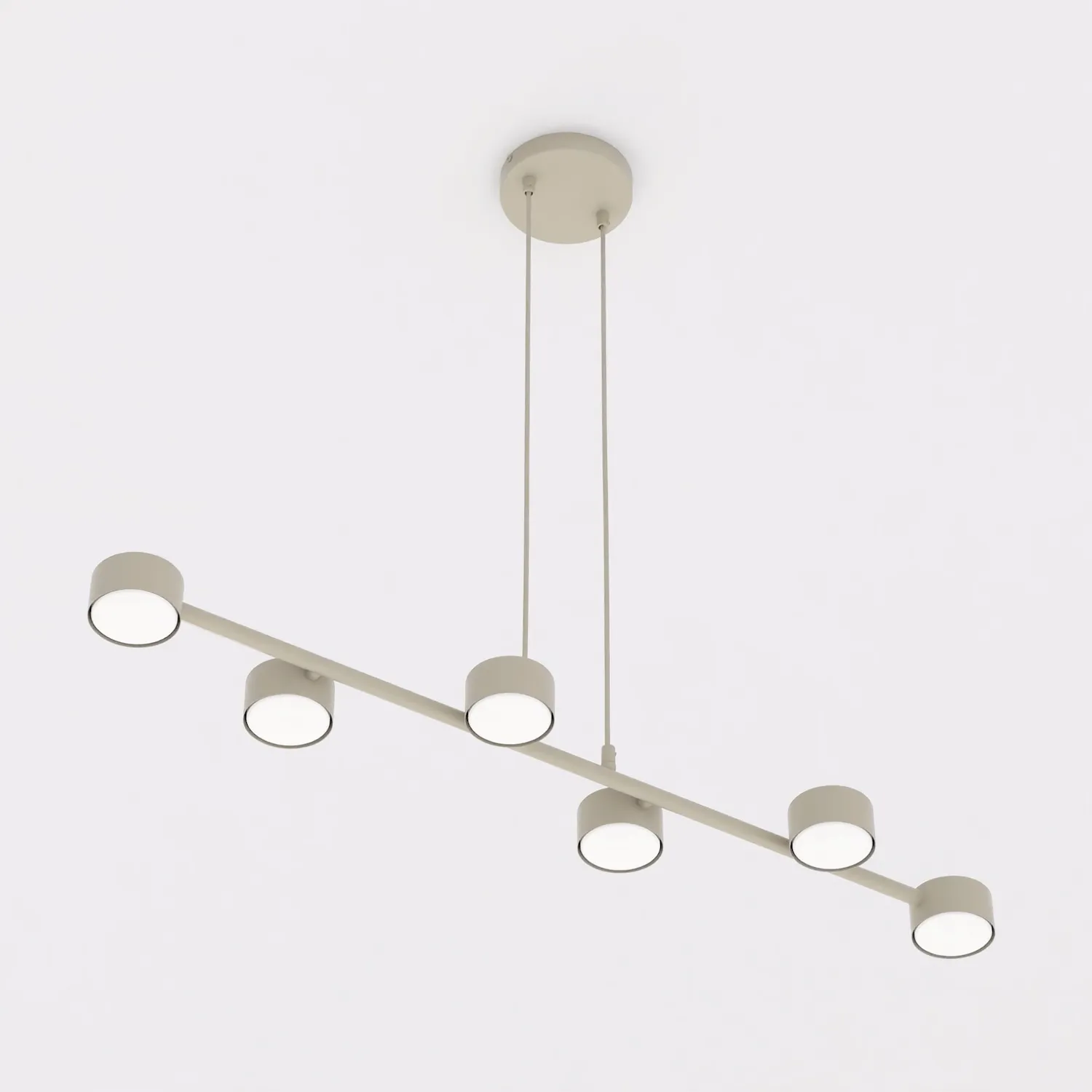 Lampa wisząca MEGARA 6 mokka