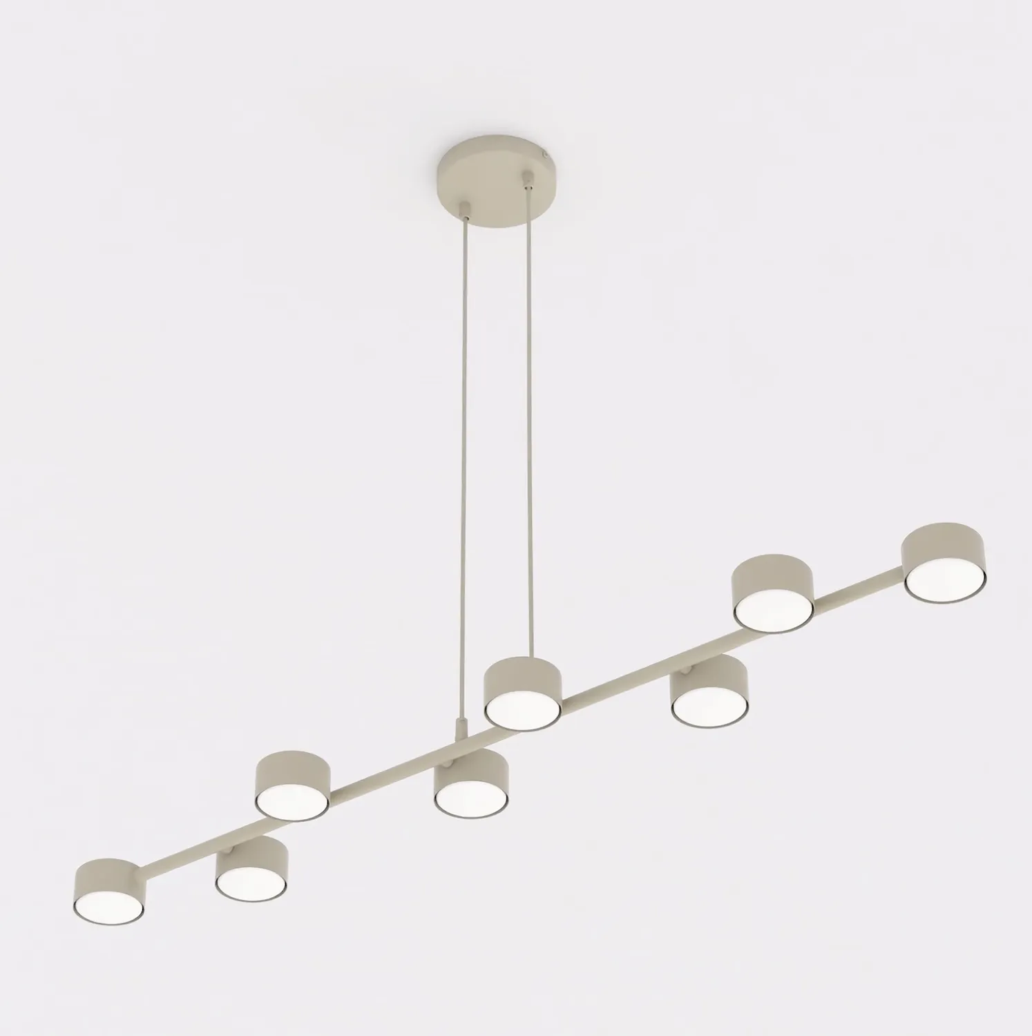 Lampa wisząca MEGARA 8 mokka