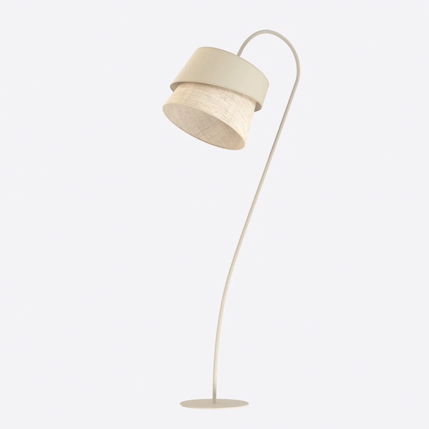 Lampa podłogowa CANVA LP1 mokka rattan