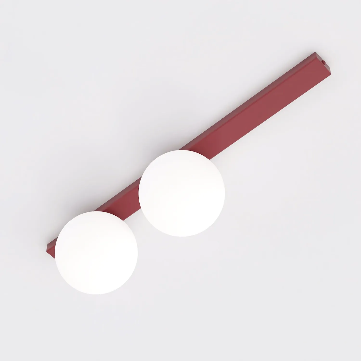 lampa sufitowa FIT 2 burgundowy opal