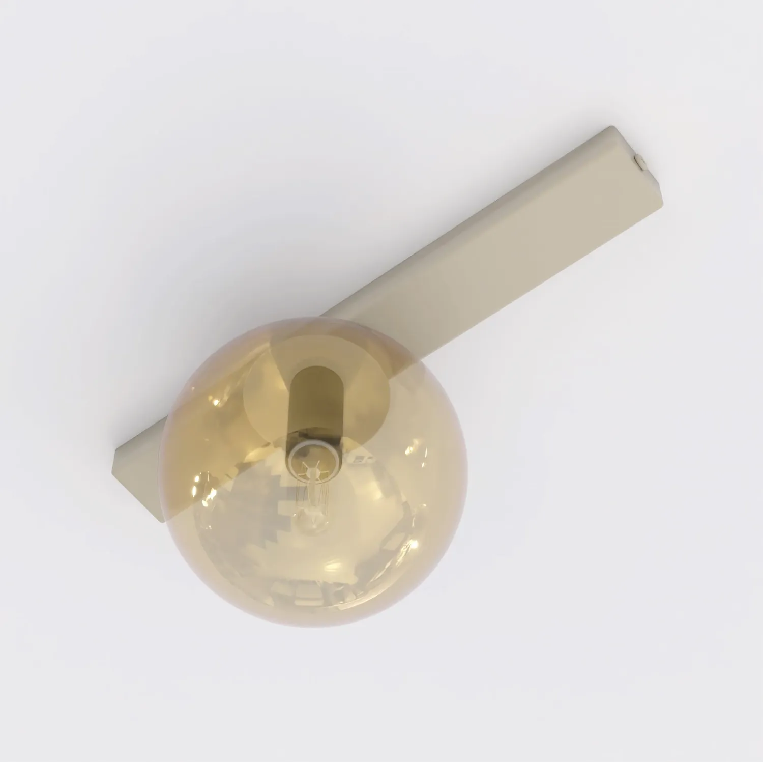 Lampa sufitowa FIT 1 mokka amber