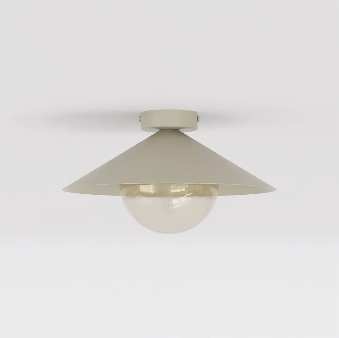 Lampa sufitowa plafon MONO 1S mokka bursztyn