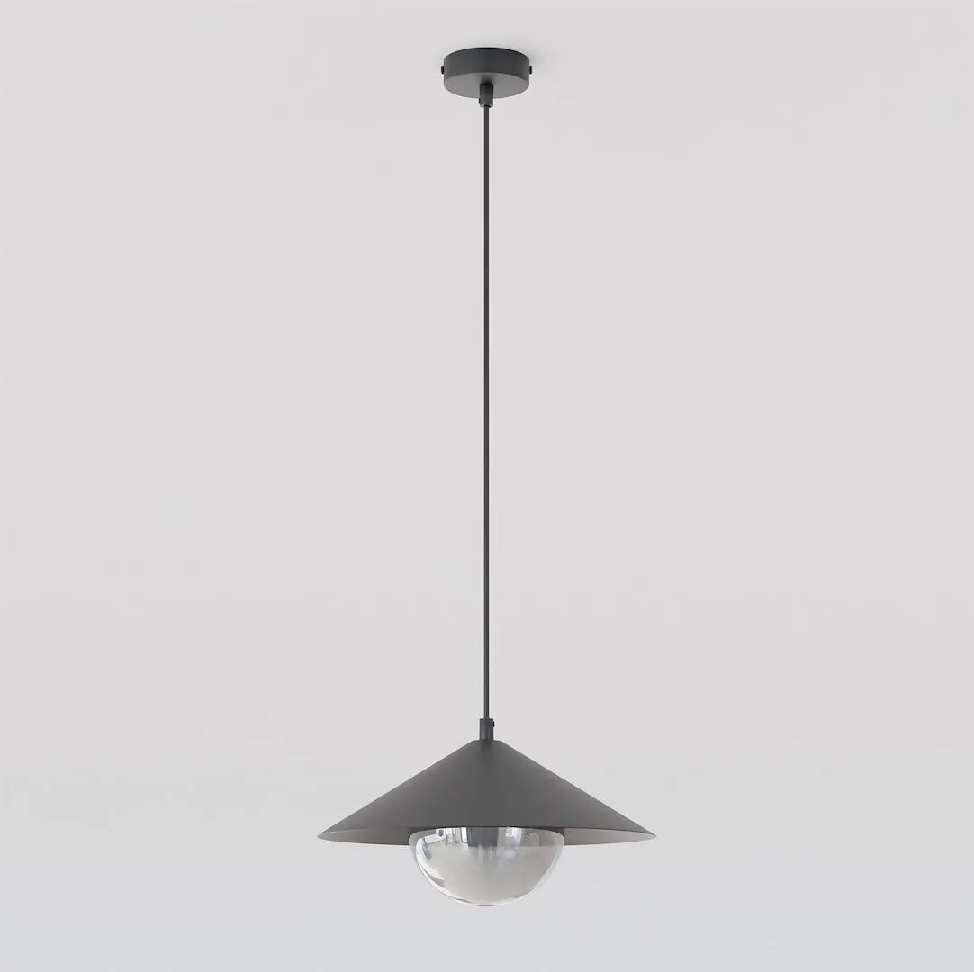 Lampa wisząca MONO 1S czarny grafitowy