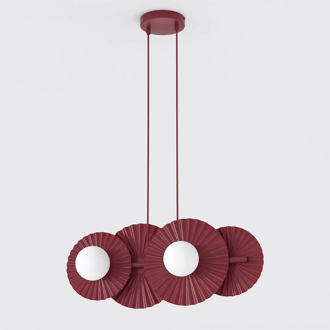 Lampa wisząca UMBRA 4 burgundowa