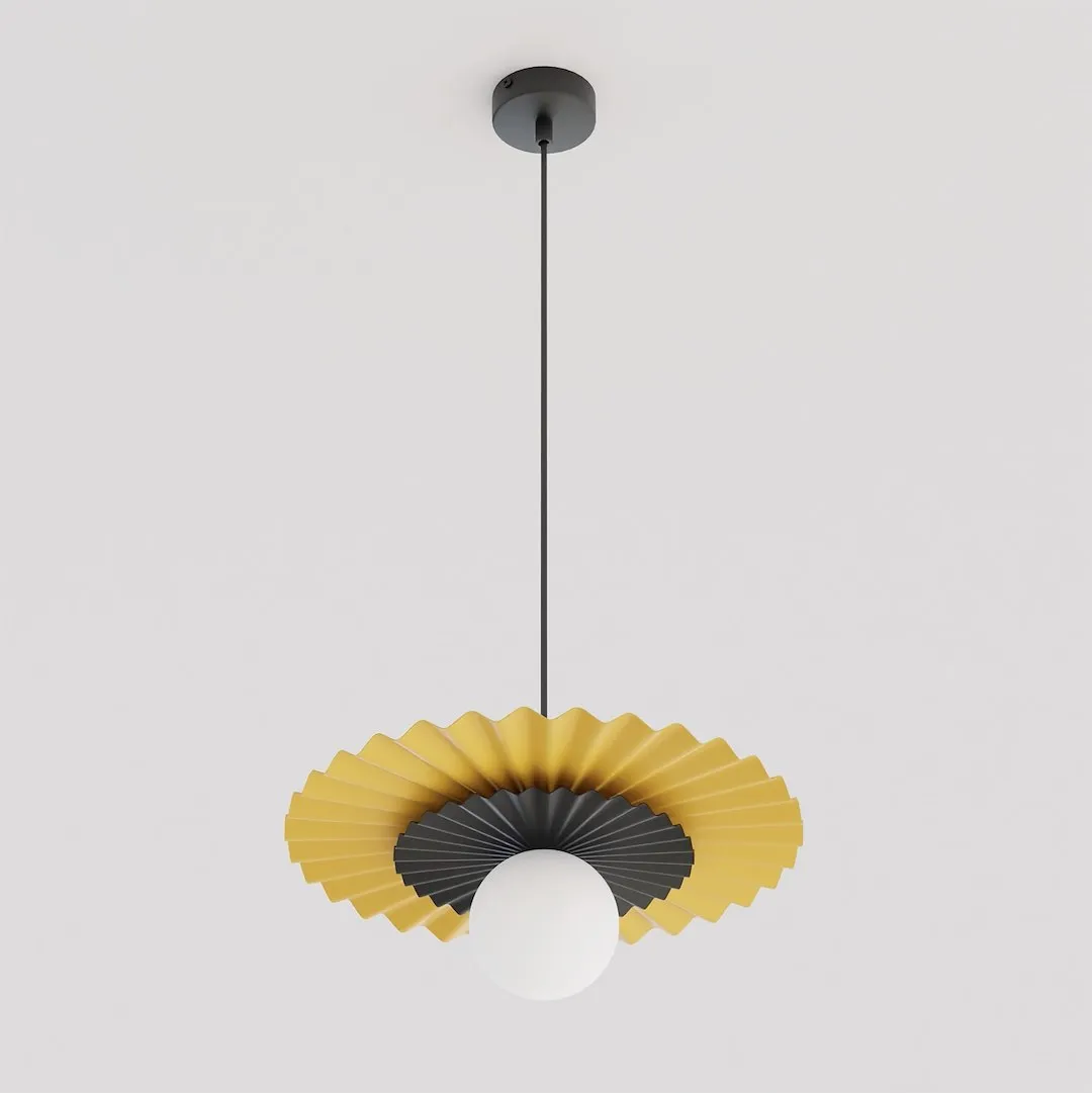 Lampa wisząca UMBRA 1 pomrańczowy czarny