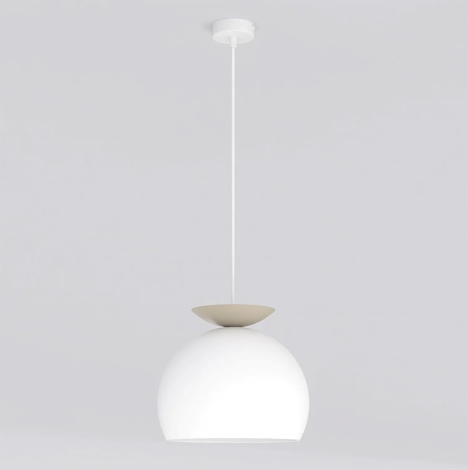 Lampa metalowa GEO 1 biały mokka Lampa metalowa GEO 1 biały mokka