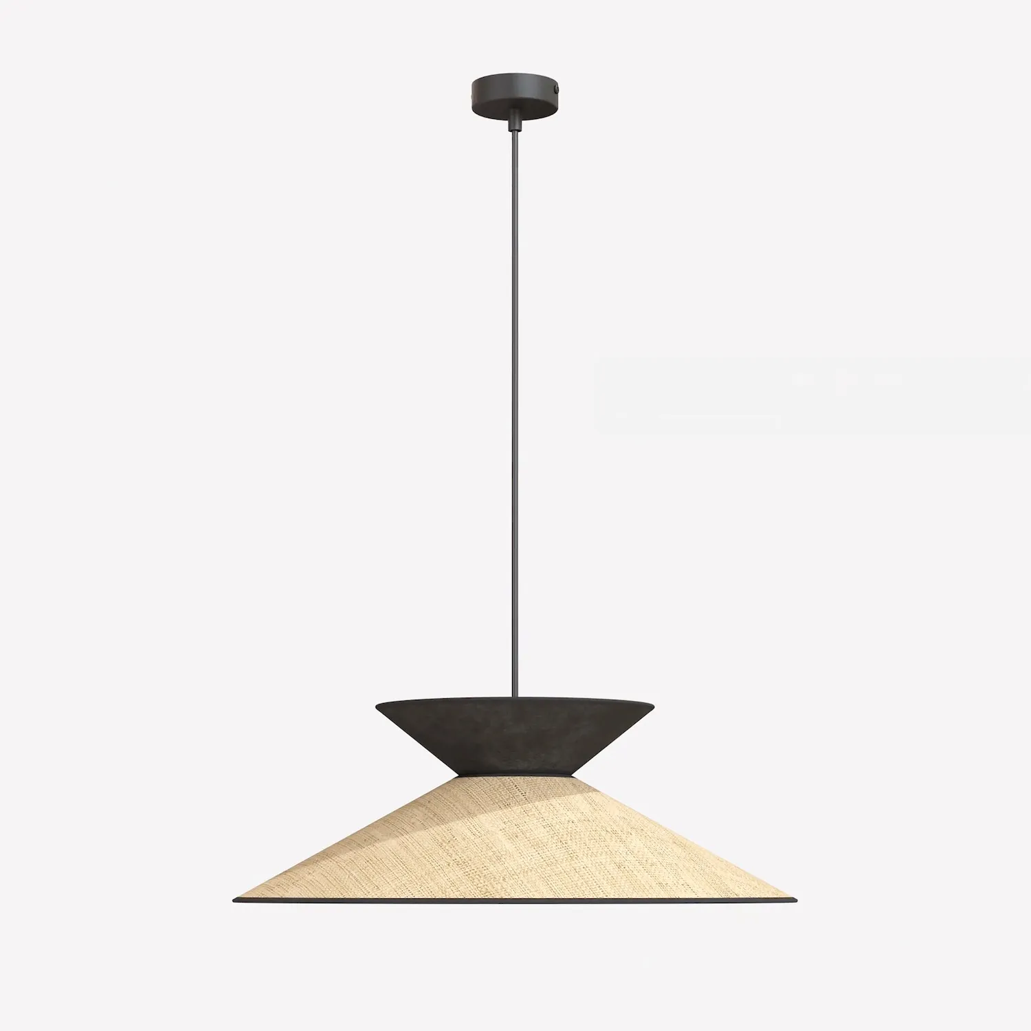lampa wisząca SOFTA 1 rattan czarny lampa wisząca SOFTA 1 rattan czarny