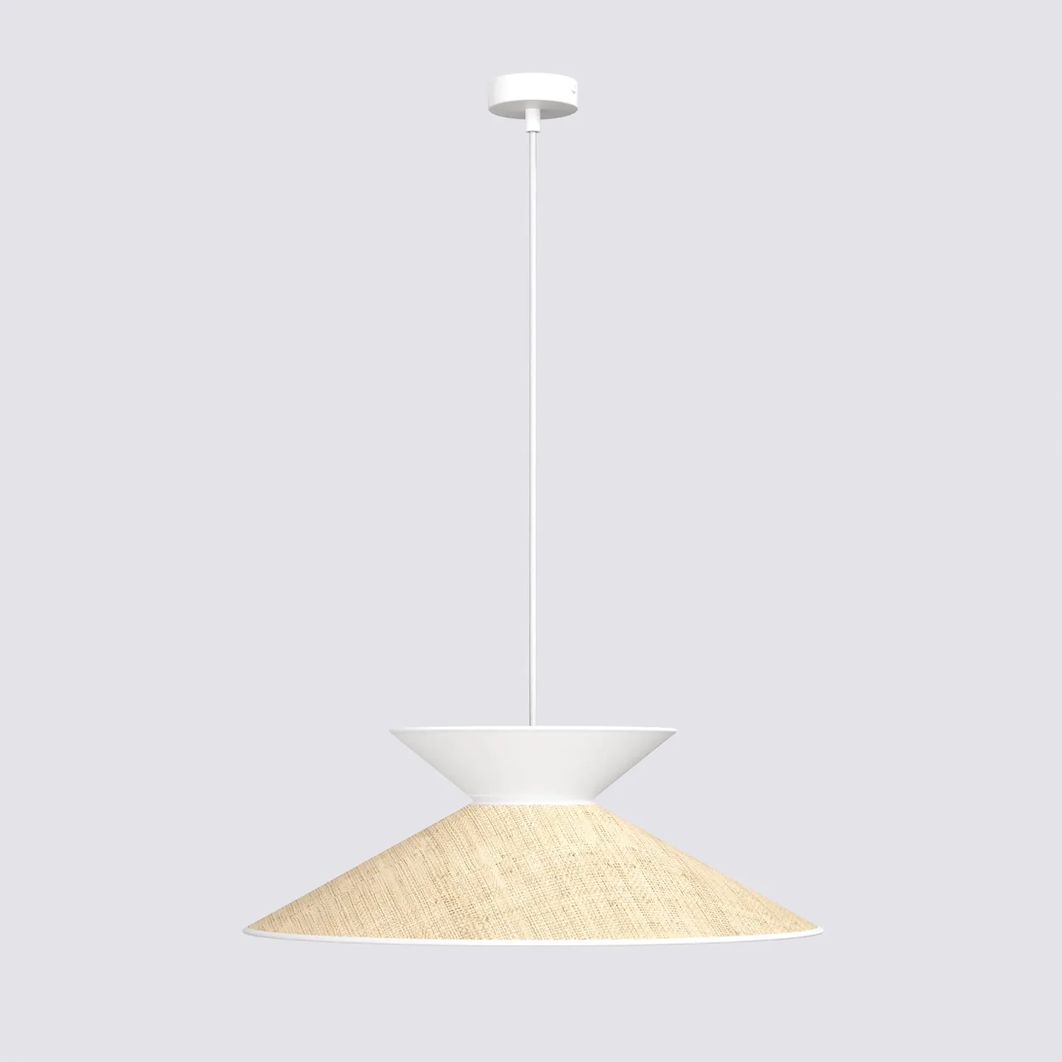 lampa wisząca SOFTA 1 rattan biały lampa wisząca SOFTA 1 rattan biały