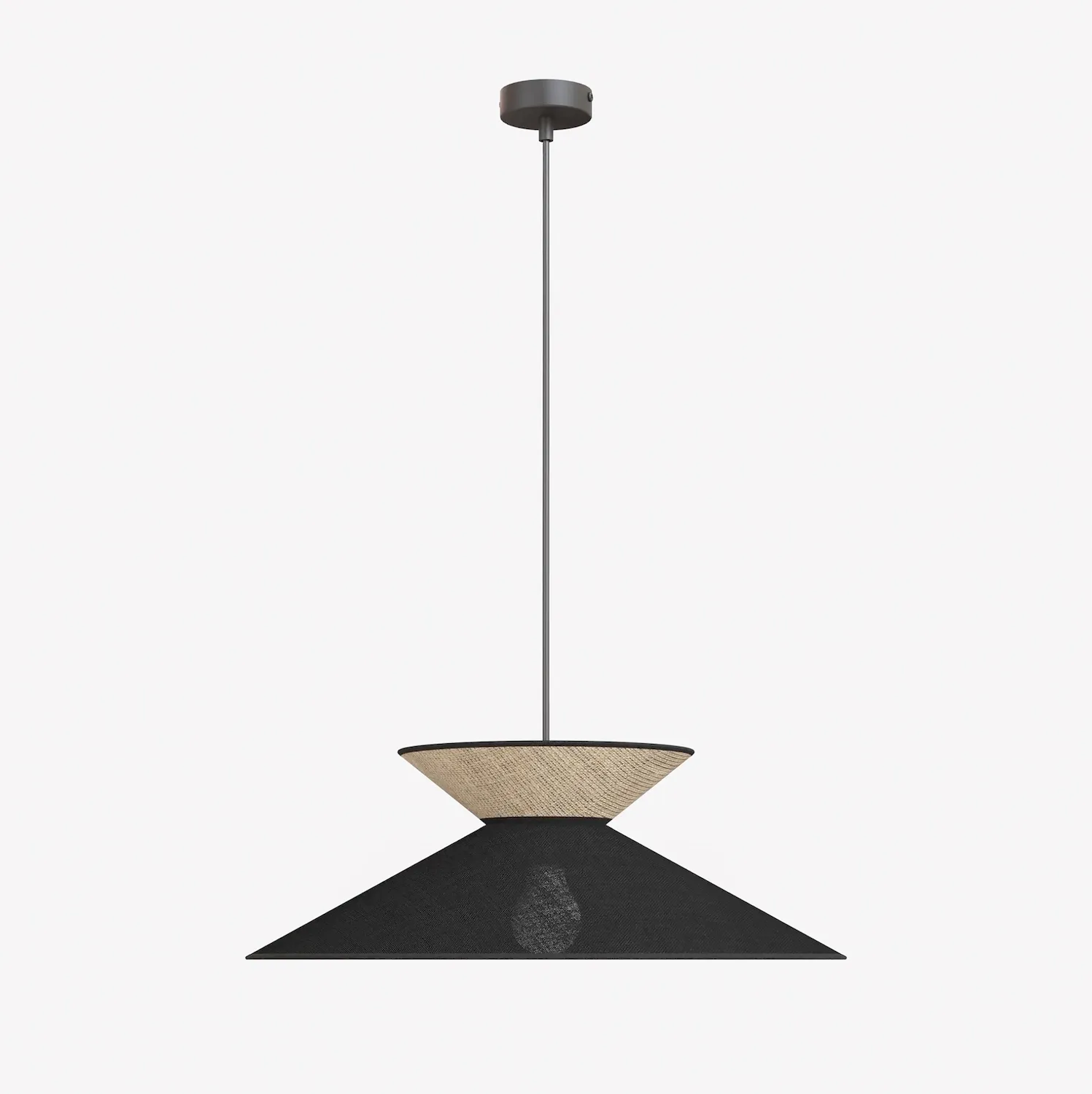lampa wisząca SOFTA 1 czarny rattan lampa wisząca SOFTA 1 czarny rattan