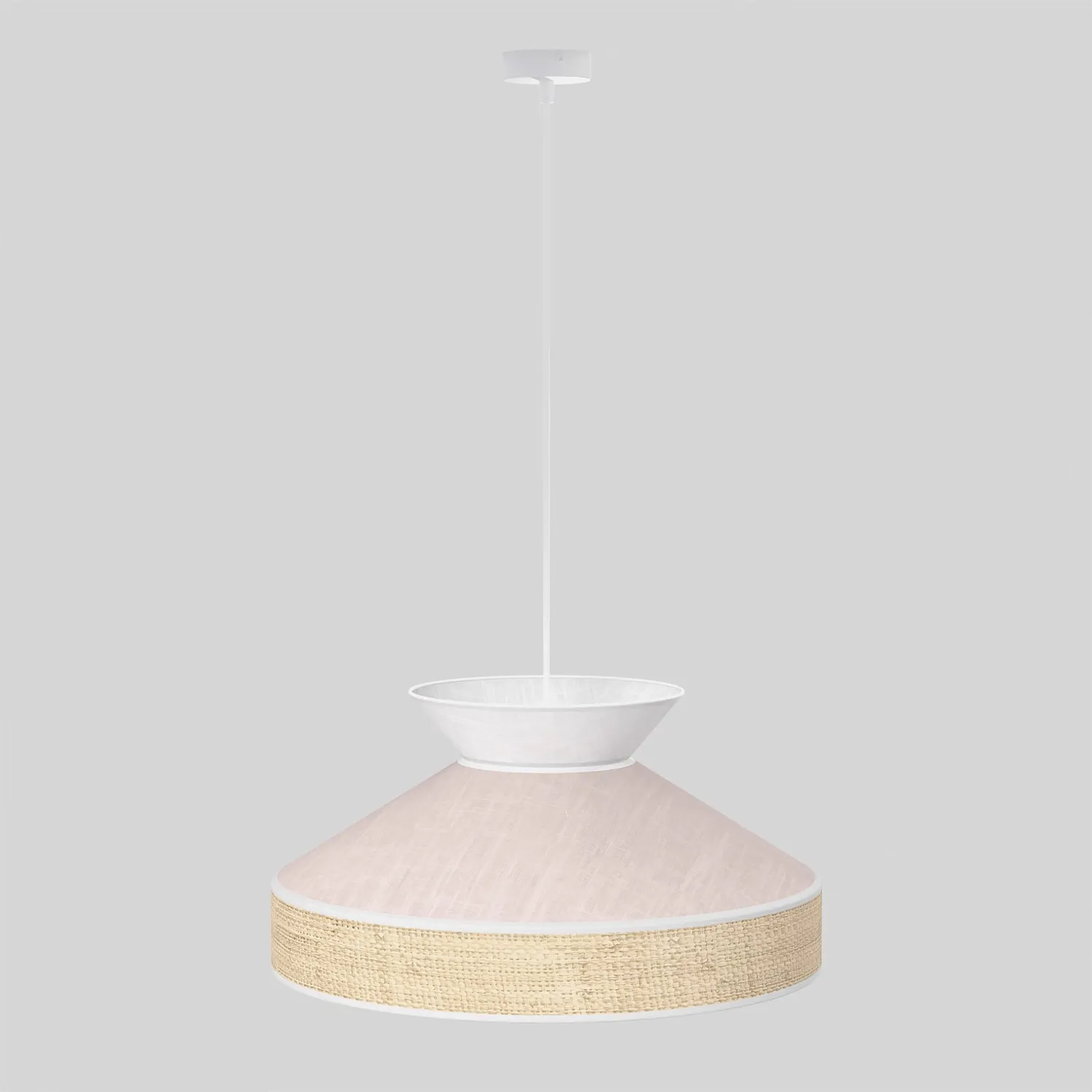 Lampa wisząca SIESTA 1 różowy beżowy Lampa wisząca SIESTA 1 różowy beżowy
