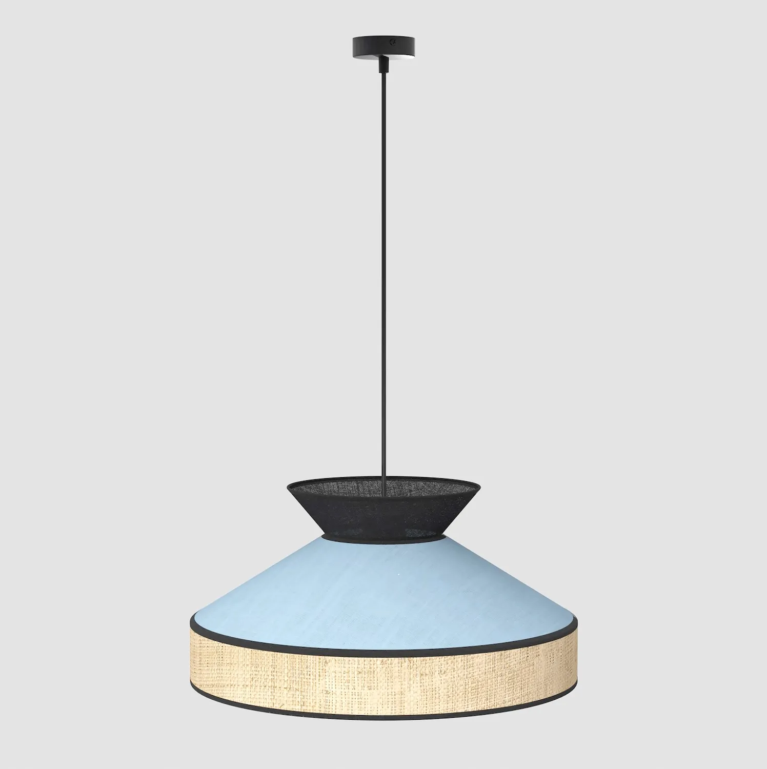 Lampa wisząca SIESTA 1 niebieski beżowy Lampa wisząca SIESTA 1 niebieski beżowy