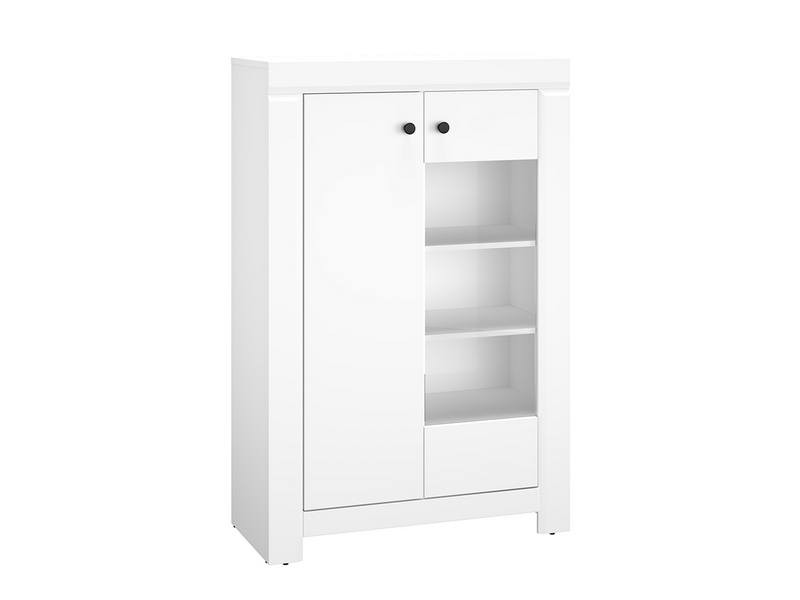 Witryna niska LAHTI 07 biała ML Meble Witryna niska LAHTI 07 biała ML Meble
