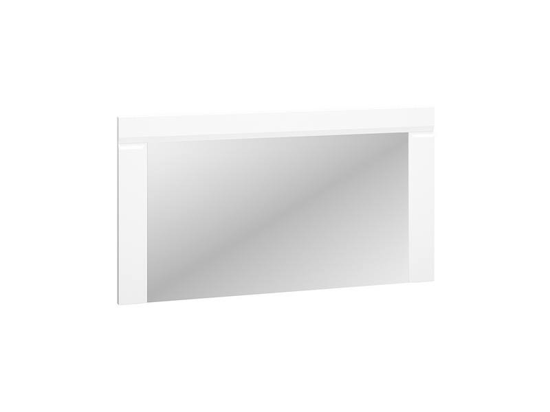 Lustro wiszące LAHTI 13 w białej ramie 117x64 cm Lustro wiszące LAHTI 13 w białej ramie 117x64 cm