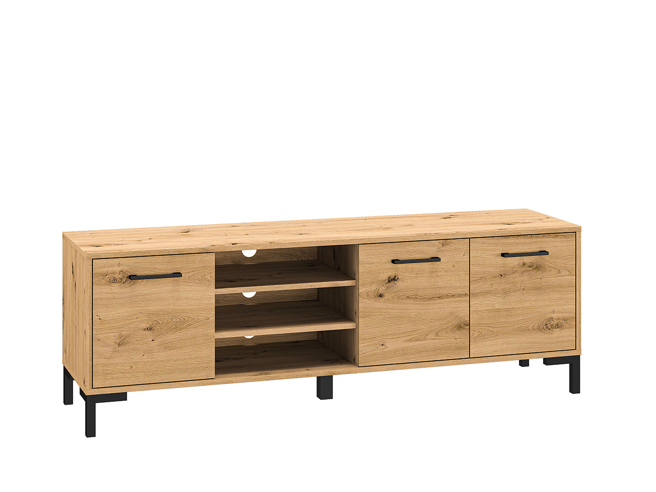 Szafka RTV 3-drzwiowa NEVIO 20 dąb artisan