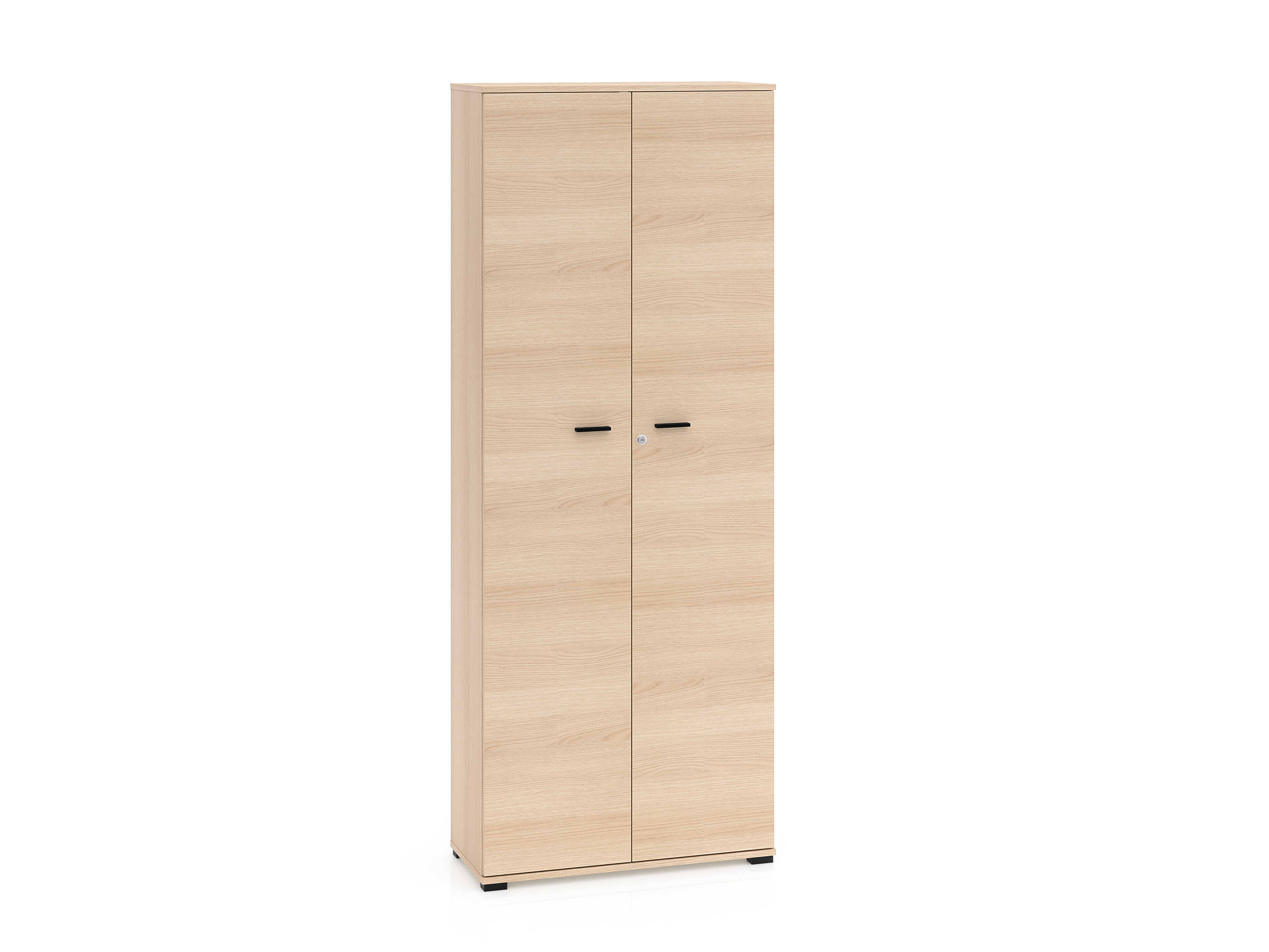 Regał zamknięty 2-drzwiowy 79 cm ODELIS 01 dąb Lindberg