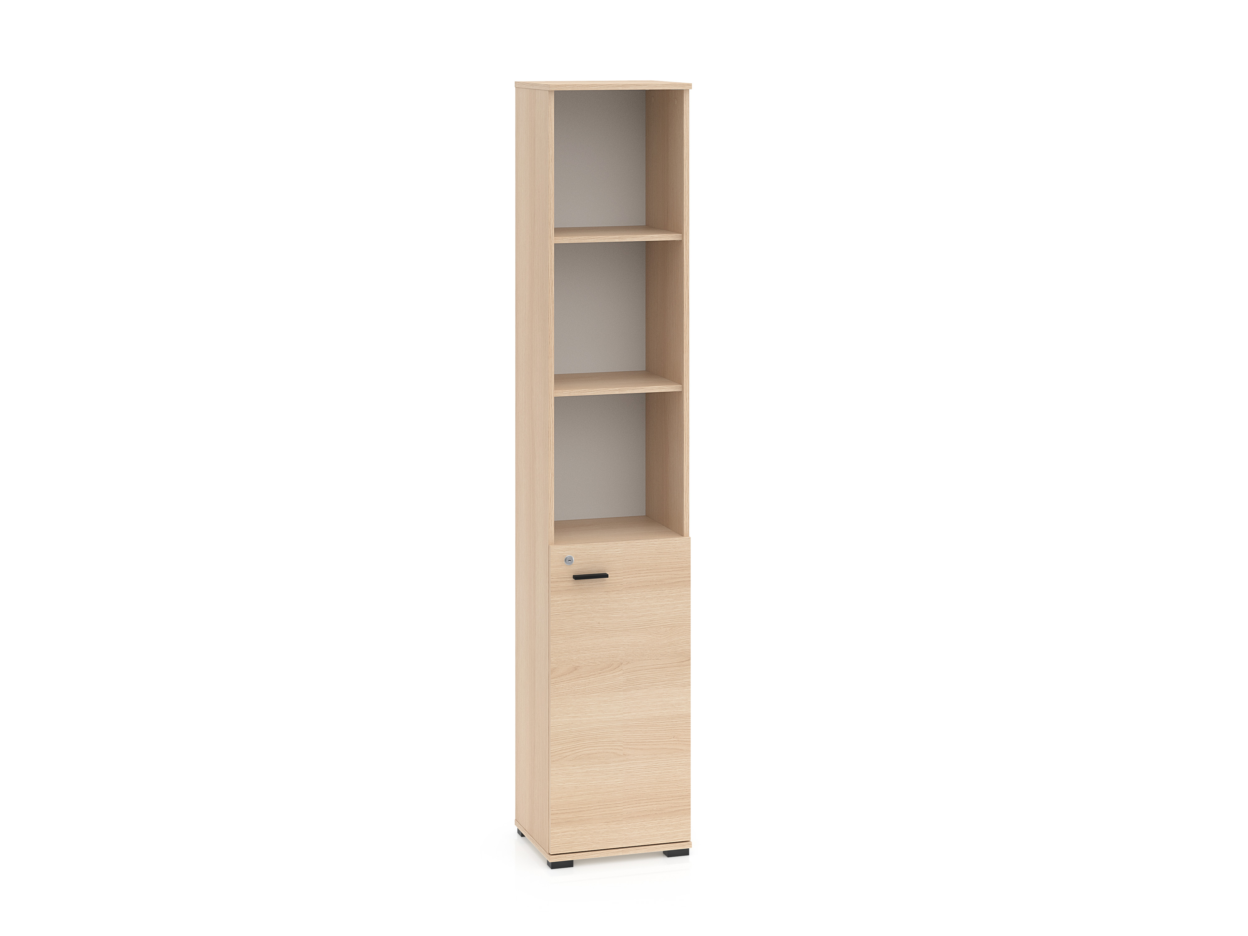 Regał wąski 1-drzwiowy 39 cm ODELIS 04 P/L dąb Lindberg Regał wąski 1-drzwiowy 39 cm ODELIS 04 P/L dąb Lindberg