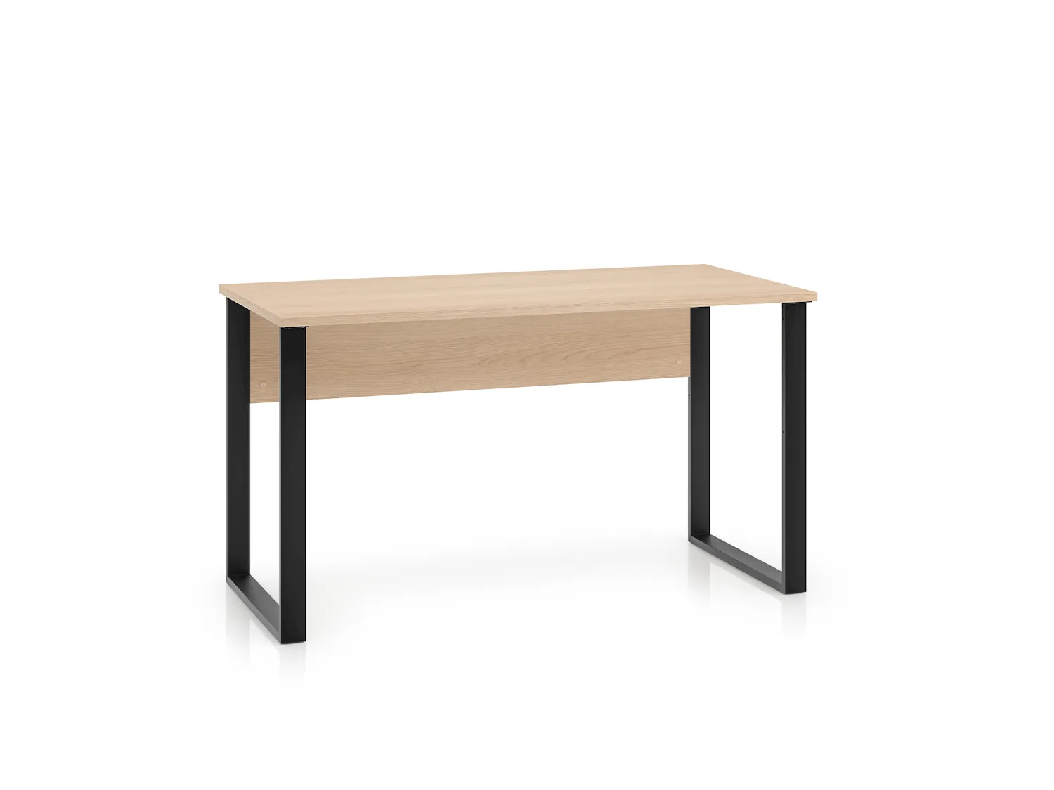 Biurko 138 cm ODELIS 08 dąb Lindberg czarny Biurko 138 cm ODELIS 08 dąb Lindberg czarny