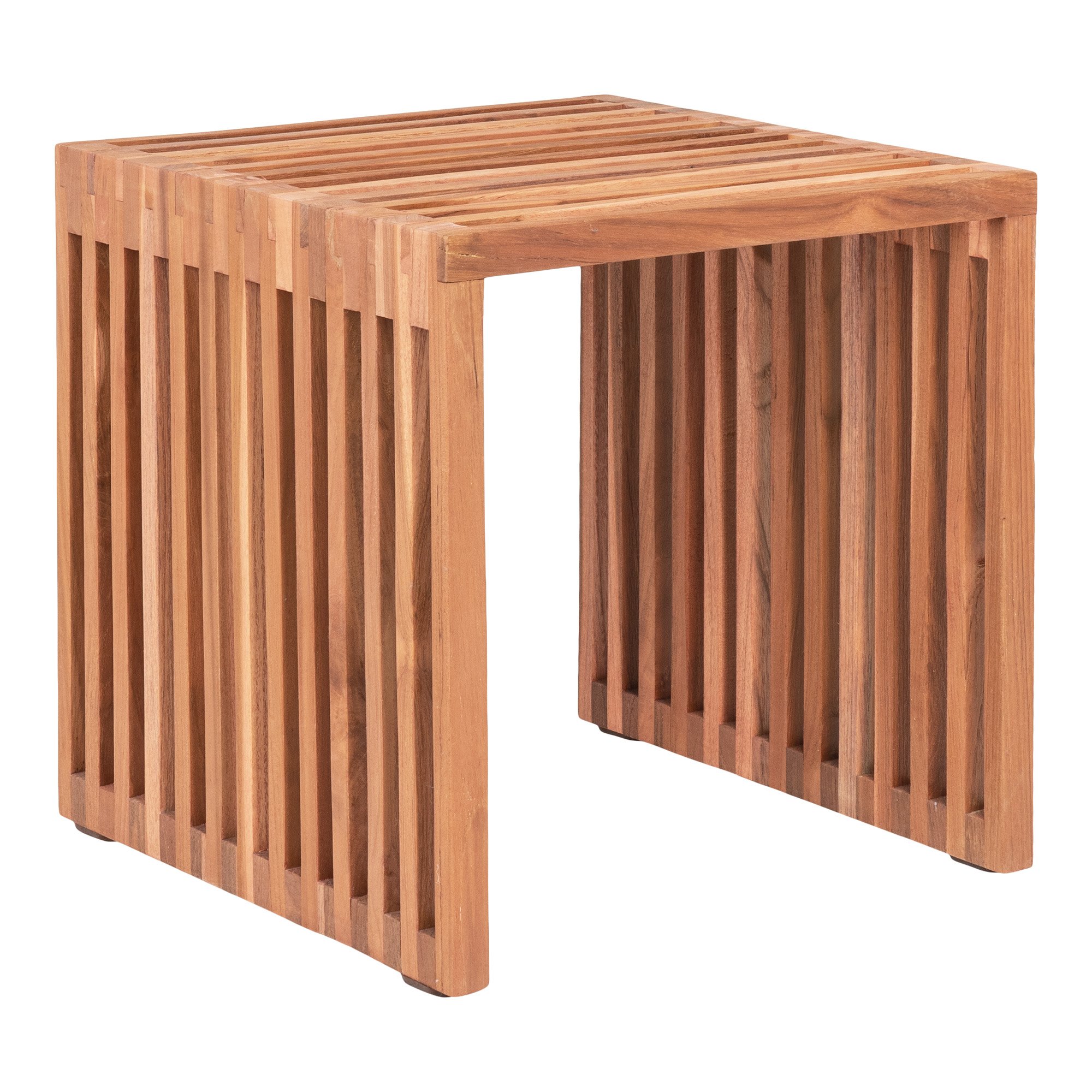 Stolik ogrodowy PEGO 40x40x40 Drewno tekowe Naturalny Stolik ogrodowy PEGO 40x40x40 Drewno tekowe Naturalny