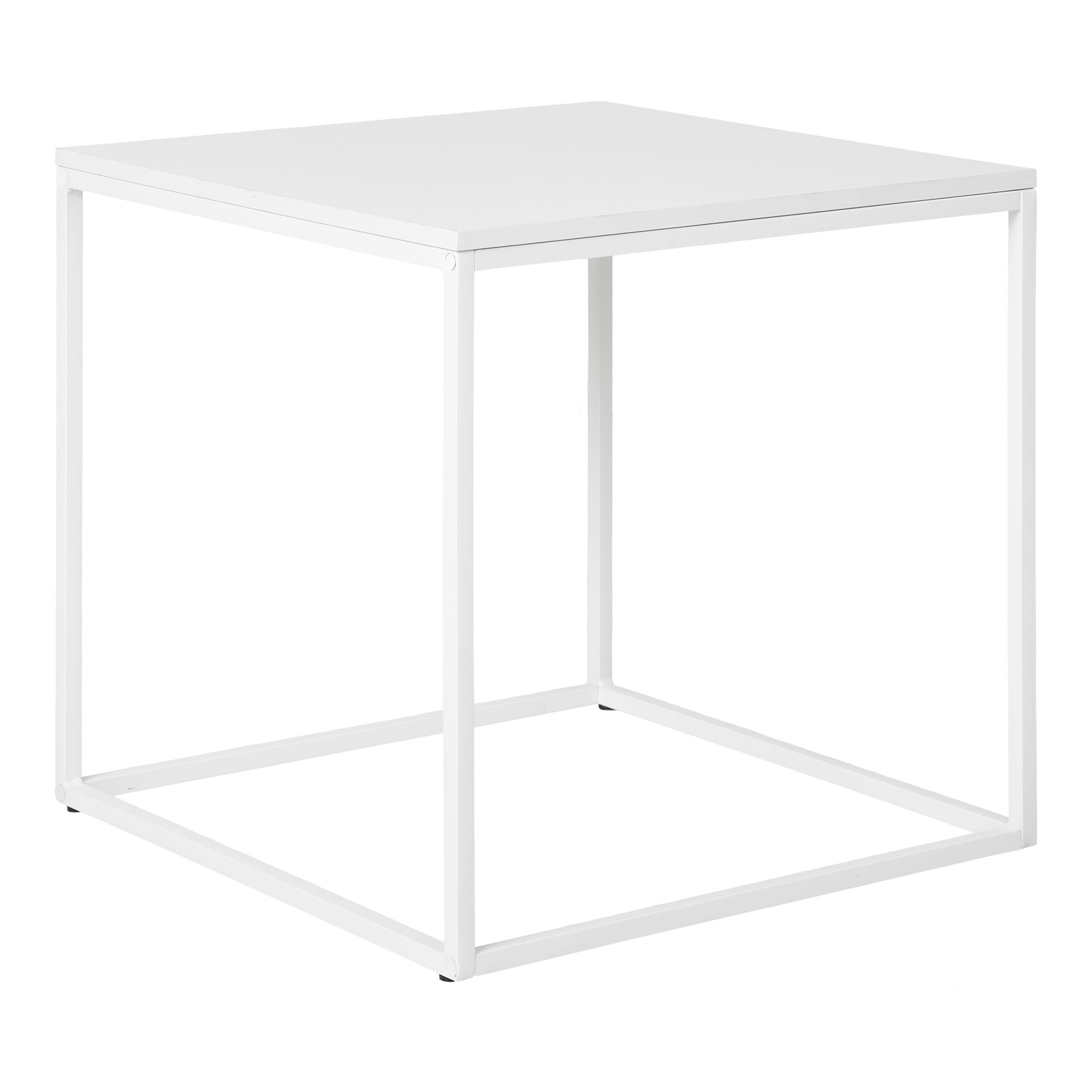 Stolik kawowy kwadratowy VITA 45x45x45 cm - biały