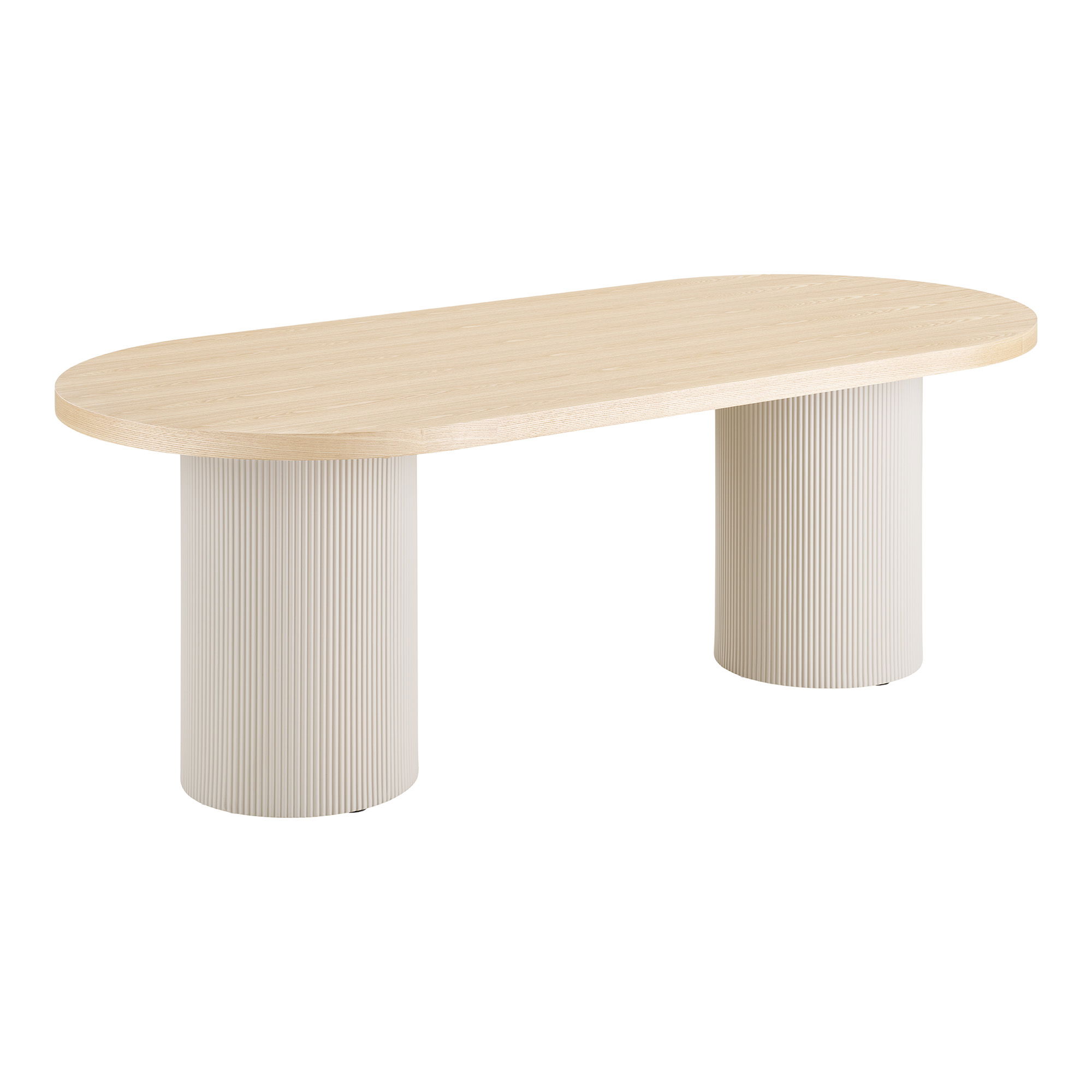 Stół do jadalni SOLVA 100x220 - jesion naturalny, piasek Stół do jadalni SOLVA 100x220 - jesion naturalny, piasek