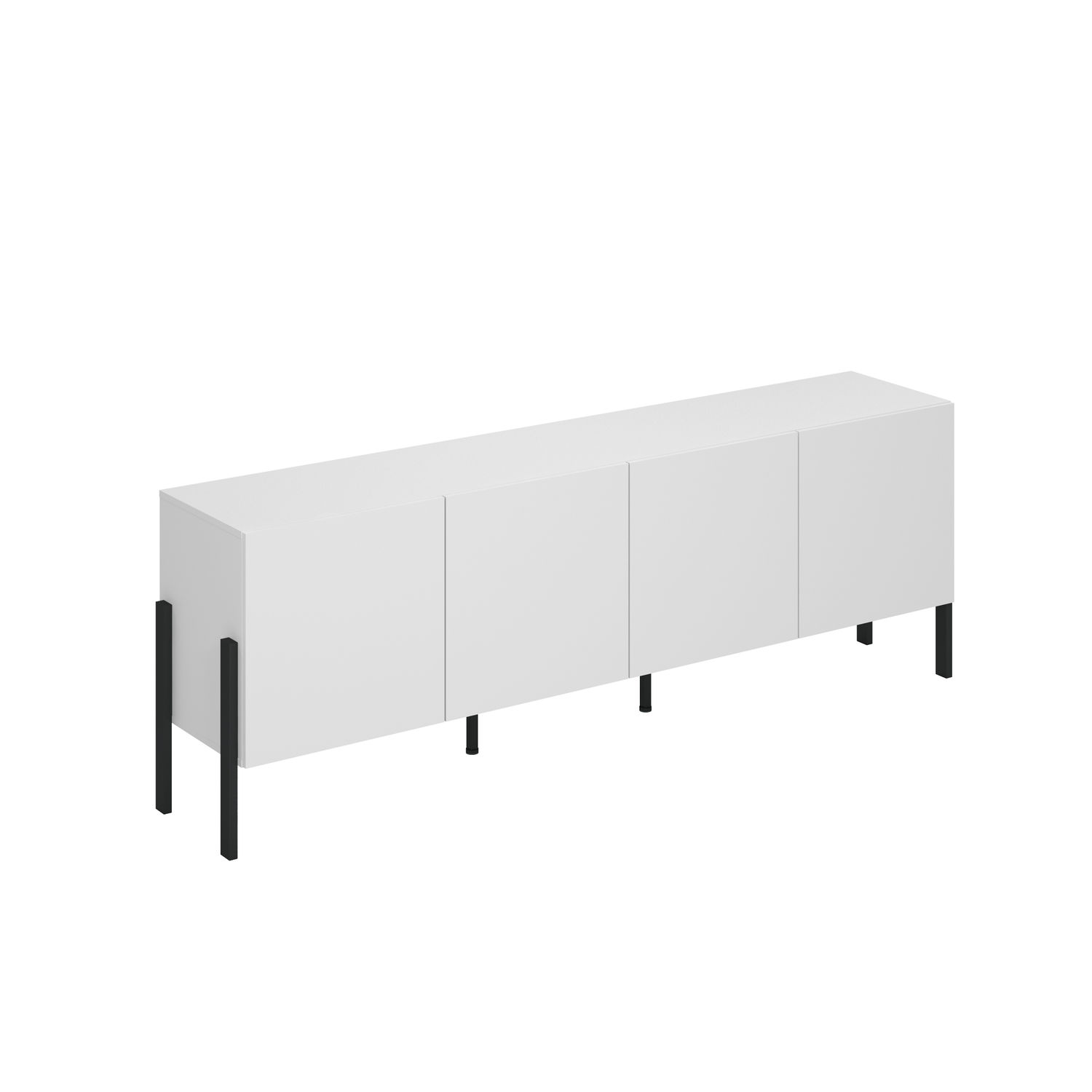 Komoda 4-drzwiowa JUKON 204 cm biały mat