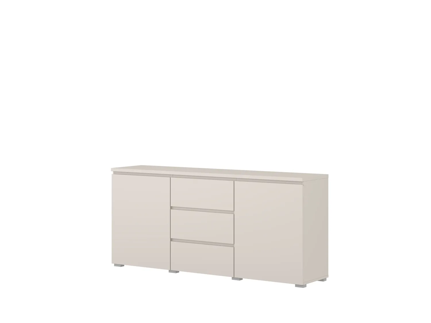 Komoda 2-drzwiowa z 3 szufladami MODO 150 cm kaszmir