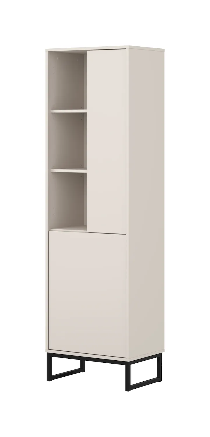 Regał 2-drzwiowy LOFT 53 cm kaszmir