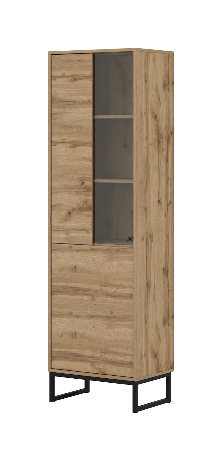Witryna 2-drzwiowa LOFT 53 cm L/P dąb wotan Witryna 2-drzwiowa LOFT 53 cm L/P dąb wotan