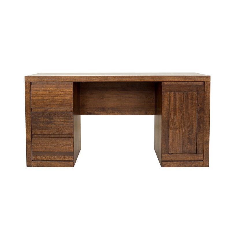 Biurko bukowe BR402 Cherry DREWMAX