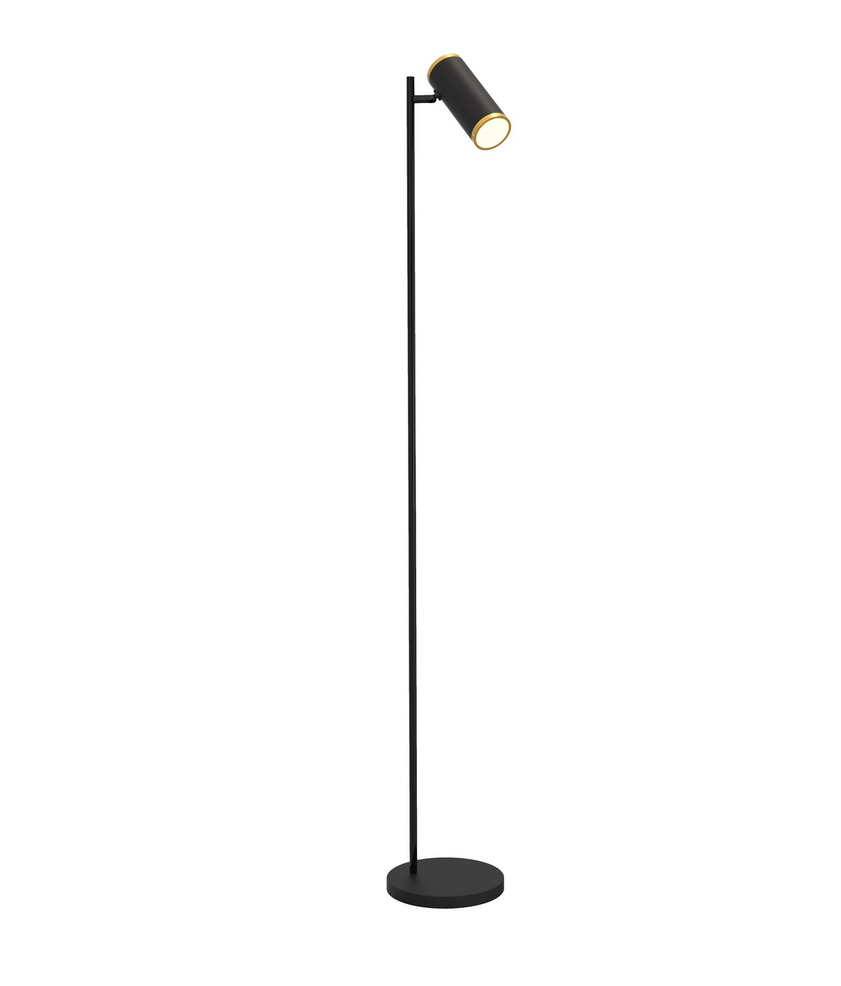 Lampa podłogowa pojedyncza TOULOUSE 160 cm LED ze ściemniaczem czarno-złota Lampa podłogowa pojedyncza TOULOUSE 160 cm LED ze ściemniaczem czarno-złota