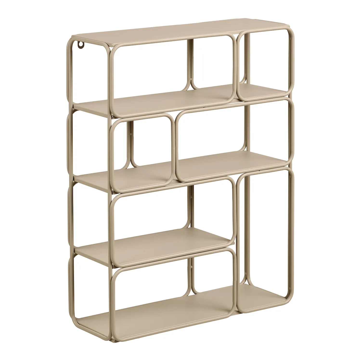 Półka ścienna metalowa LANCIANO 48x18x64 beżowa Półka ścienna metalowa LANCIANO 48x18x64 beżowa