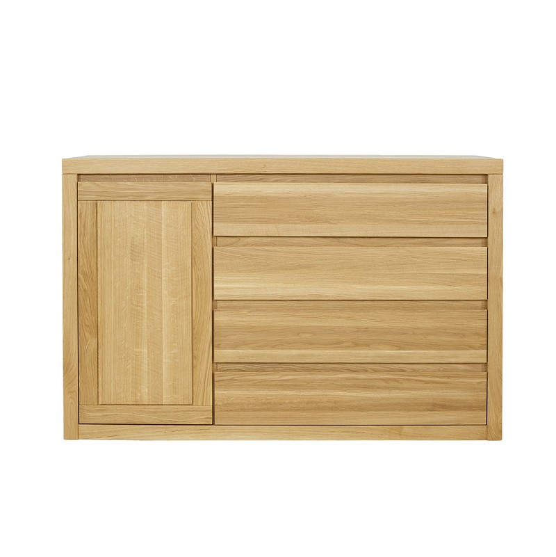 Komoda dębowa KD308 Dark DREWMAX Komoda dębowa KD308 Dark DREWMAX