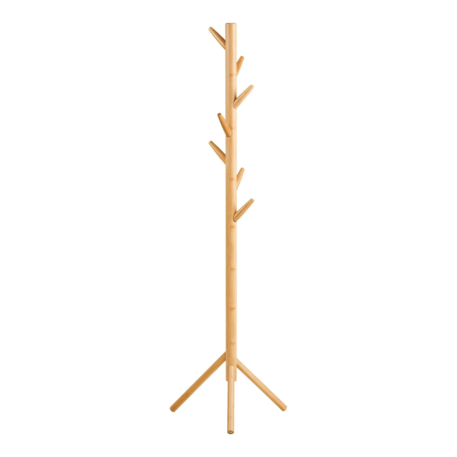 Wieszak bambusowy na ubrania WANAKA 50x163cm naturalny