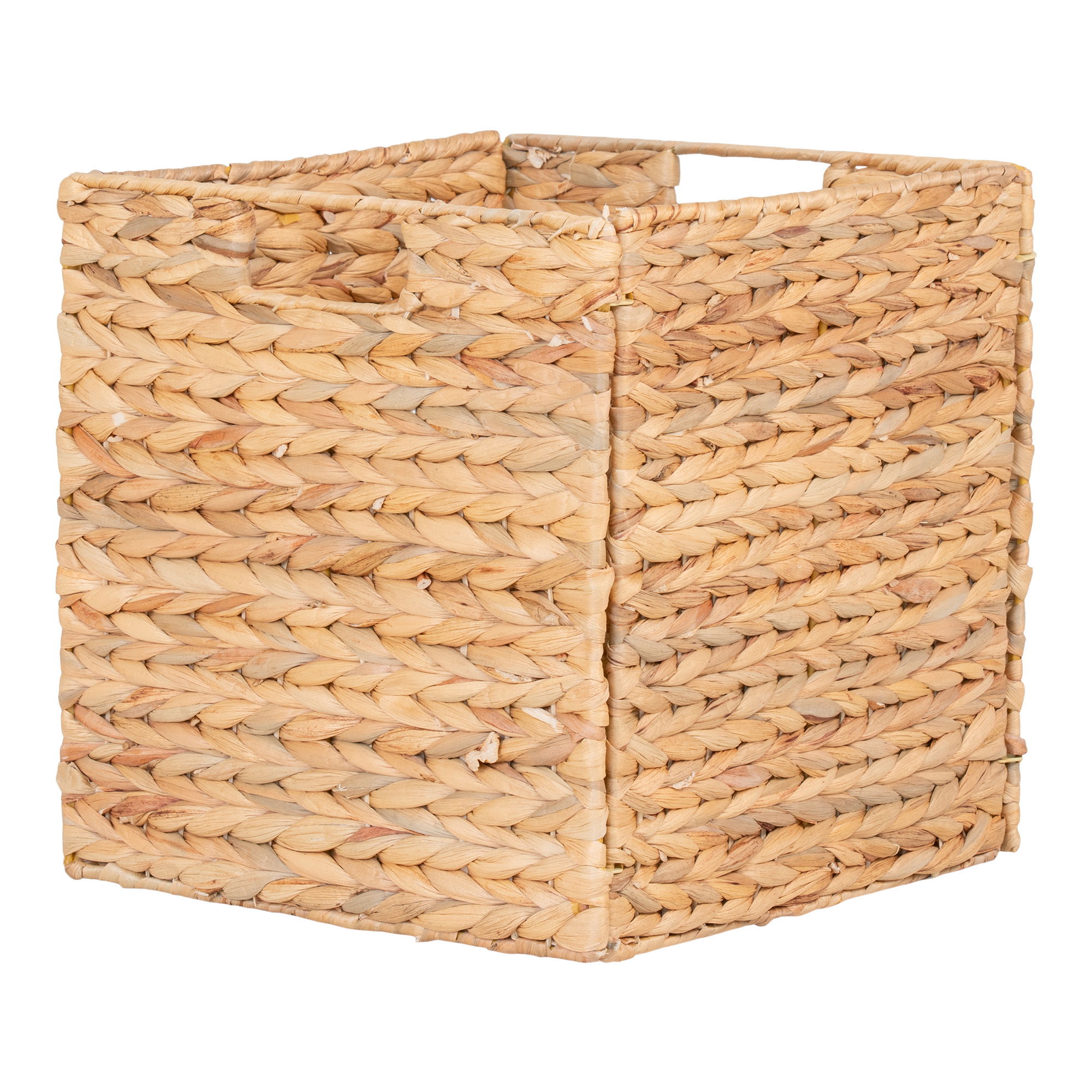 Kosz składany PASSO hiacynt wodny 30x30x30 cm naturalny Kosz składany PASSO hiacynt wodny 30x30x30 cm naturalny