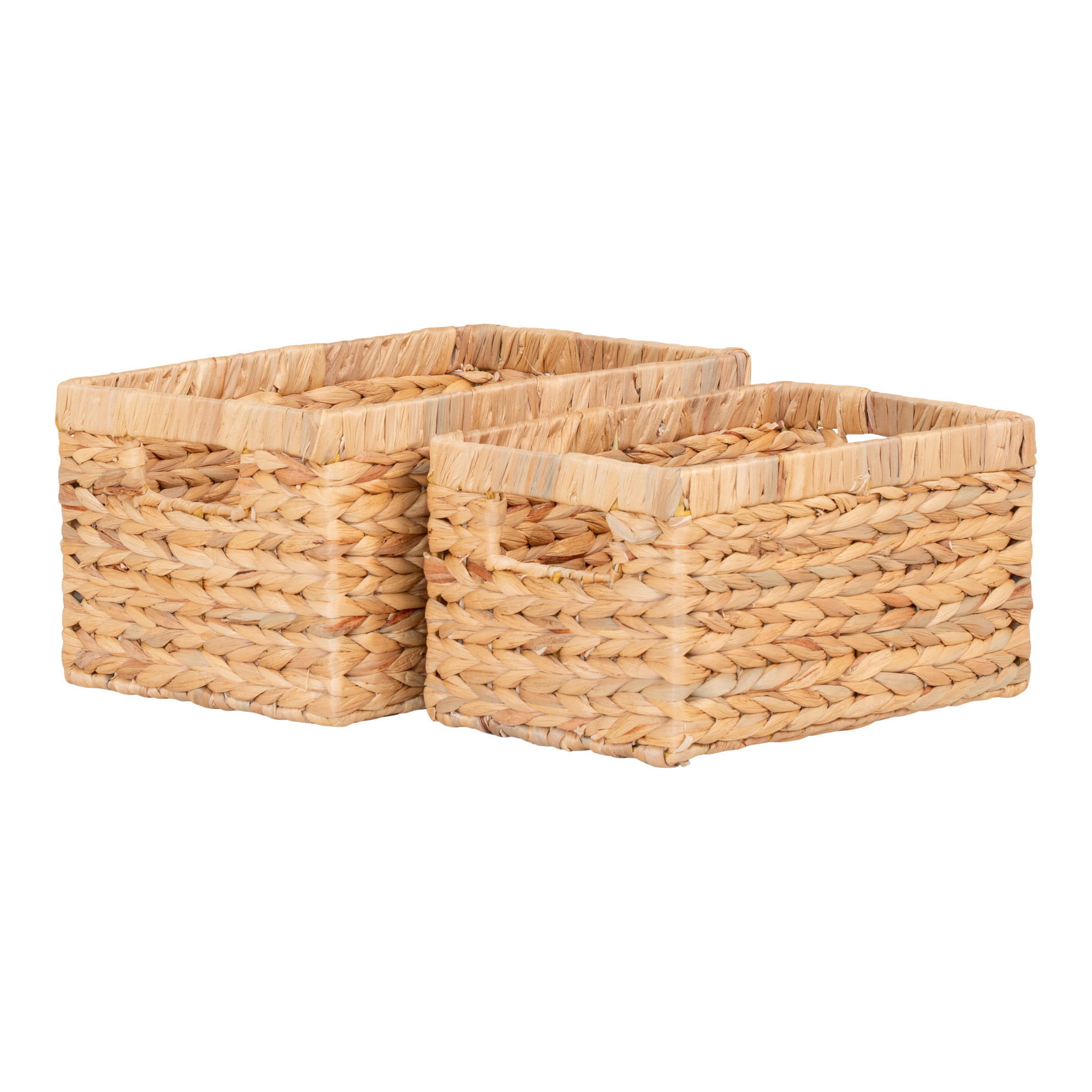 Kosze PASSO hiacynt wodny zestaw 2 sztuk naturalny Kosze PASSO hiacynt wodny zestaw 2 sztuk naturalny